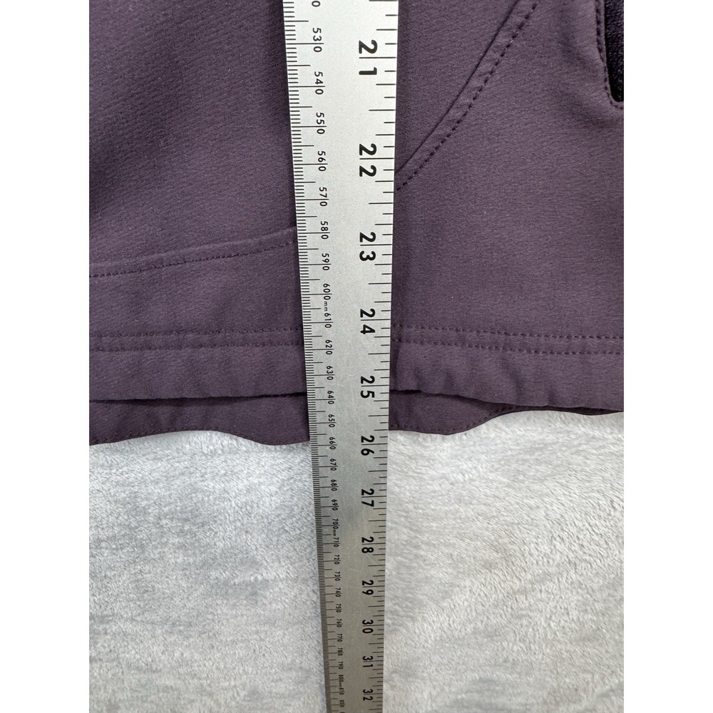North Face Nimble Softshell Slim Fit Jacket Purple Full Zip Jacket TNF Women's L - Picture 5 of 5